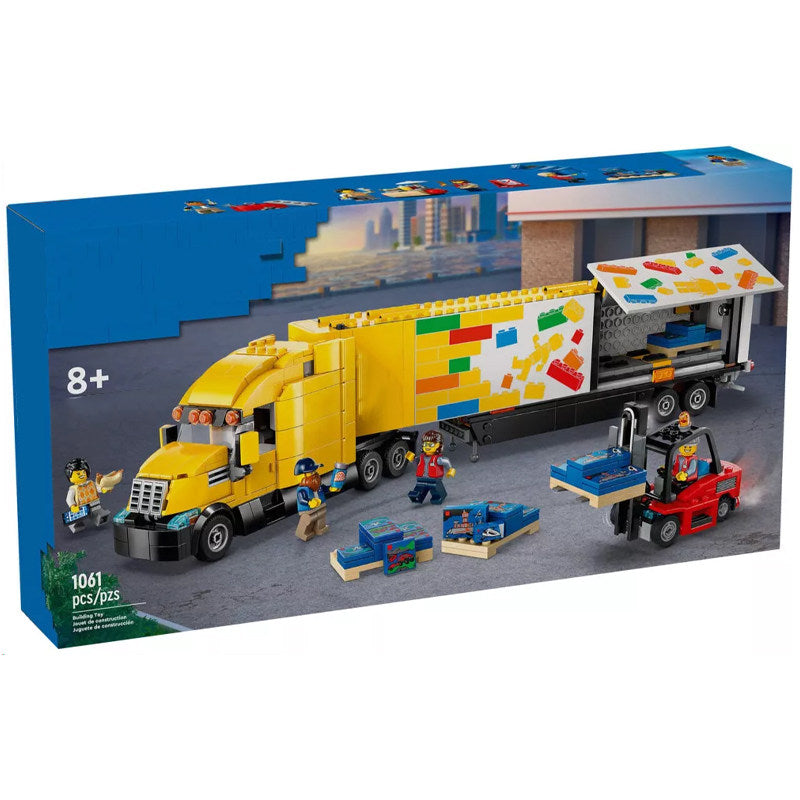 "Geltonas pristatymo sunkvežimis" Konstruktoriu