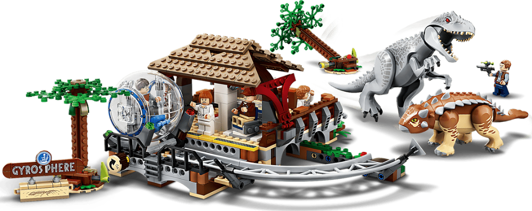 "Indominus rex prieš ankilozaurą" Konstruktorius